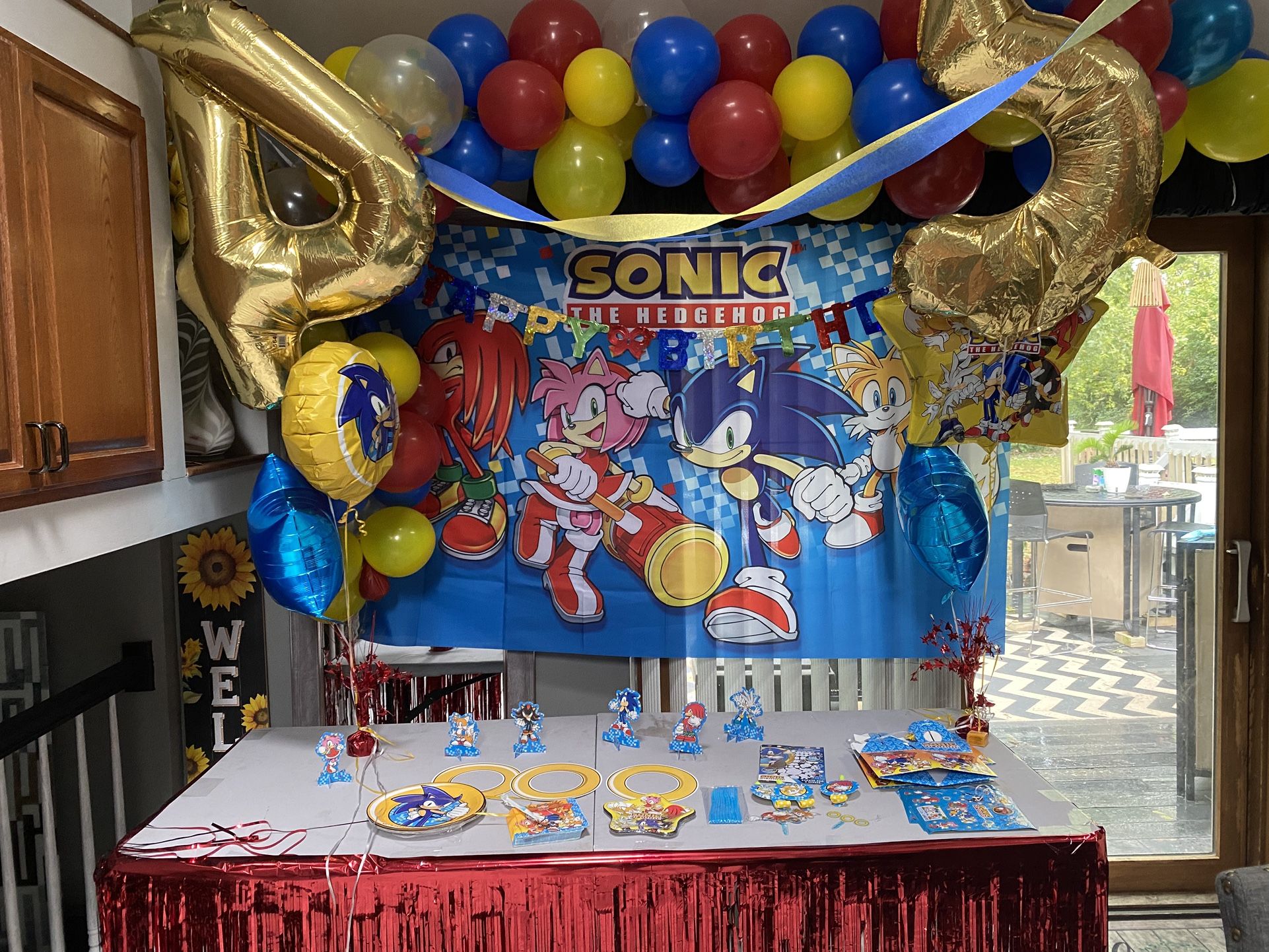 Sonic Birthday Decorations $20