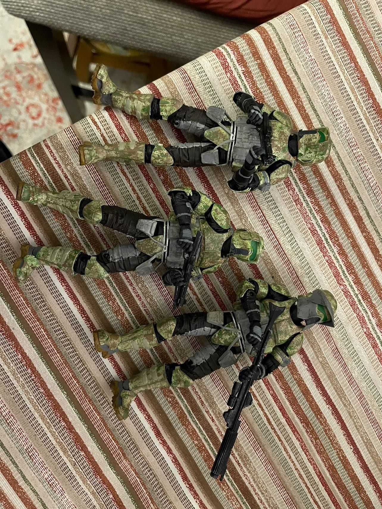 Custom Star Wars Black Series Clone Troopers