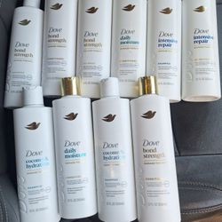 Dove Shampoo And Conditioner 12oz Lot Of 10