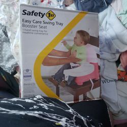 Safety 1st Booster Seat PINK easy Swing Tray Brand New In Box Never Opened
