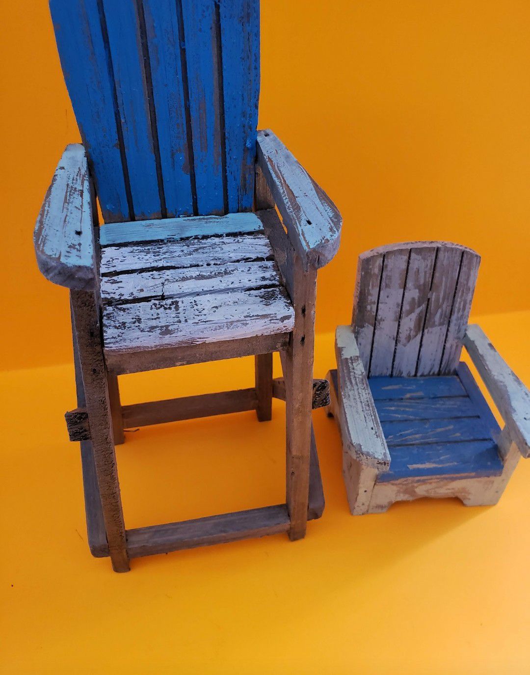 New nautical decor wood chairs fro shelf decor