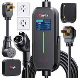 2026 Upgraded Level 2 Fast Charger for ALL J1772 EV, NEMA 14-30 &14-50 Plug