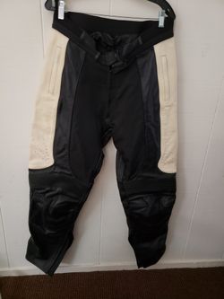 Hein Gericke Womens Leather Racing Pants with Pads Size 12