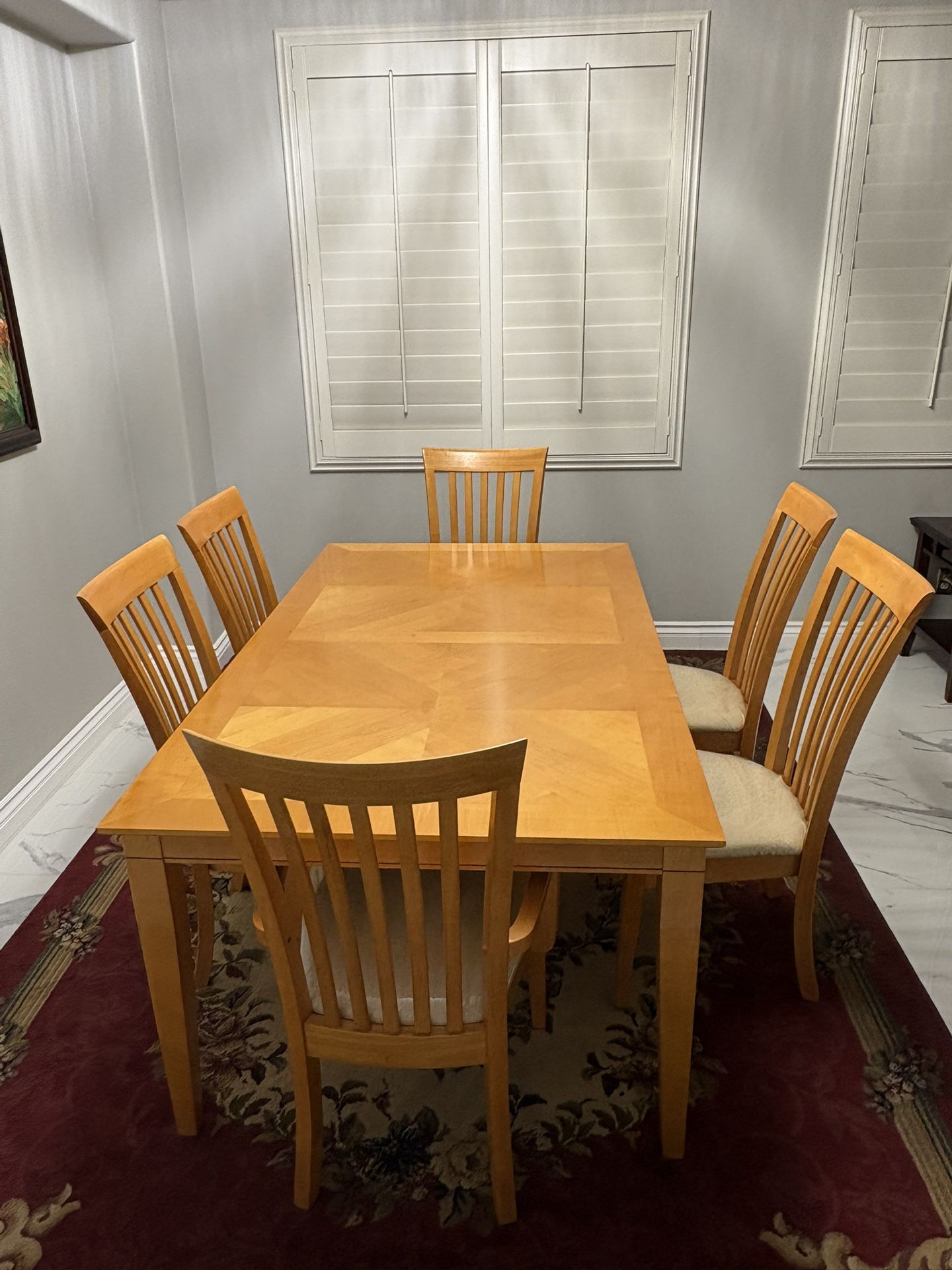Dining Table With 6 Chairs