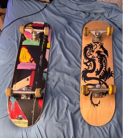 2 Complete Skateboards (25 per board)