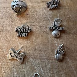 7 Sterling Silver Charms Lot # 6
