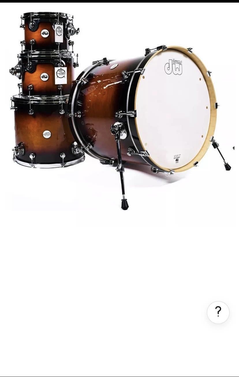 DW design Series 4 Pc Set Tobacco Burst