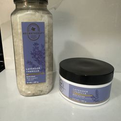 Bath and Body Works Aromatherapy 2pc Set - Sleep Lavender + Vanilla 