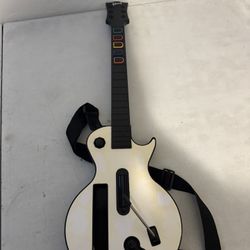Guitar hero guitar for nintendo wii 