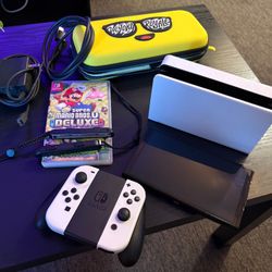 Nintendo Switch - OLED Model with White Joy-Con