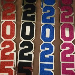 Glitter Numbers For Graduation