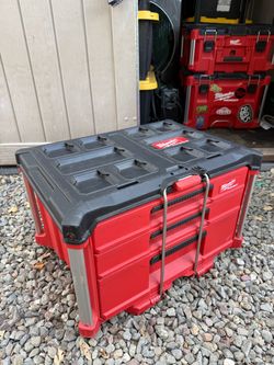 Milwaukee packout 3 drawers