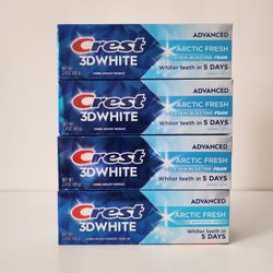 4 Crest Toothpaste Arctic Fresh