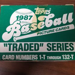 1987 Topps Traded Set