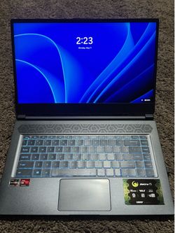 msi Delta 15 15.6" 240Hz Gaming Laptop AMD Ryzen R7-5800H RX6700M 16GB 1TB NVMe SSD Win11 - Gray (A5EFK-097)