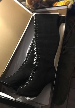 9 w thigh high stiletto boots forever 21