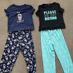 ✨ Cozy Graphic Pajama Sets | Coffee & Sleep Theme | Soft Lounge Wear ✨