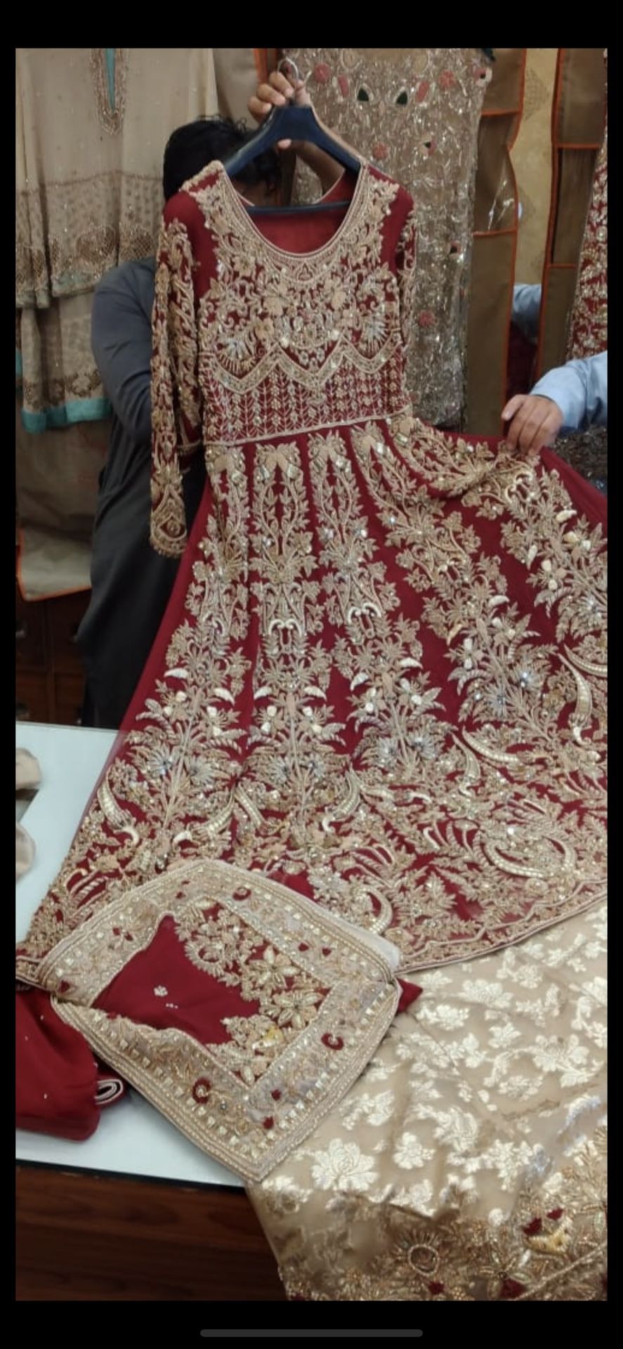 Fancy Bridal/Party Wear Two Piece Dress & Lengha