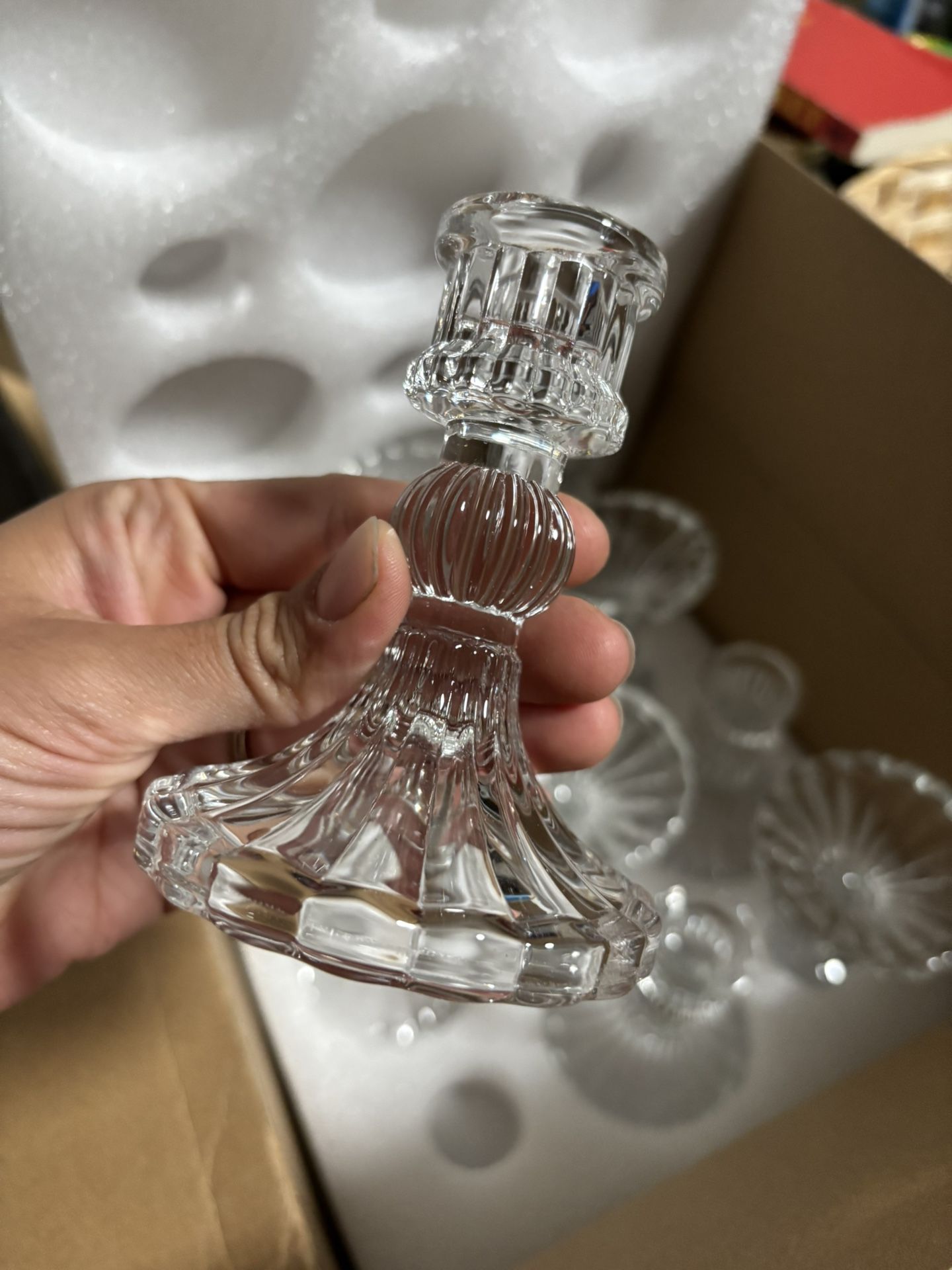 Glass Candle Holders