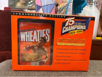 Wheaties 24K Gold Signature Cards