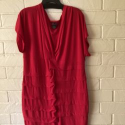 Red Formal Plus Size Dress