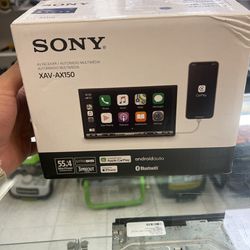 Sony XAV-AX150 screen Dec 
