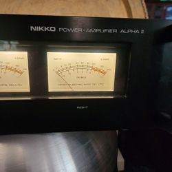 Nikko Power Amplifier Alpha 2