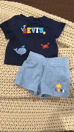 Levi's Baby 2-Piece T-Shirt and Shorts Set
