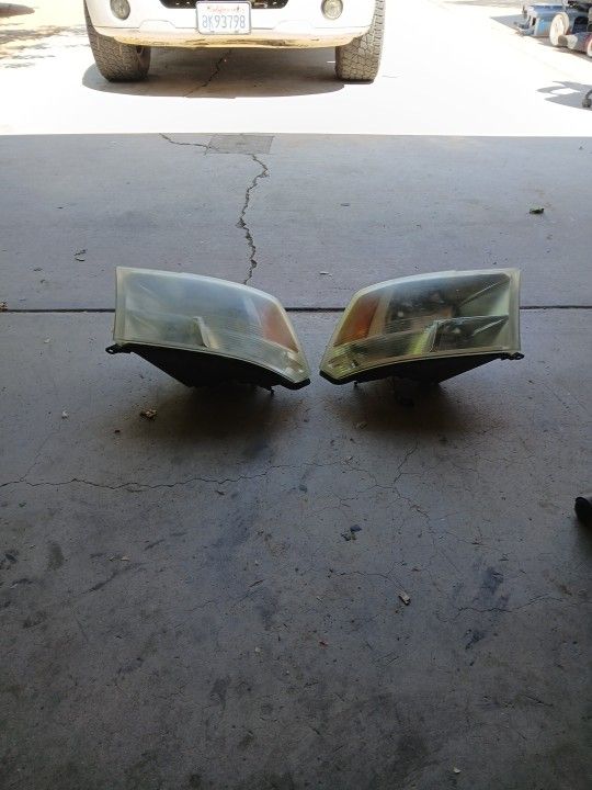 Factory headlights for a 2012 Dodge pickups.