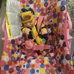 Doll and Car Seat