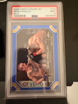 Sean O’Malley Topps chrome Blue /150