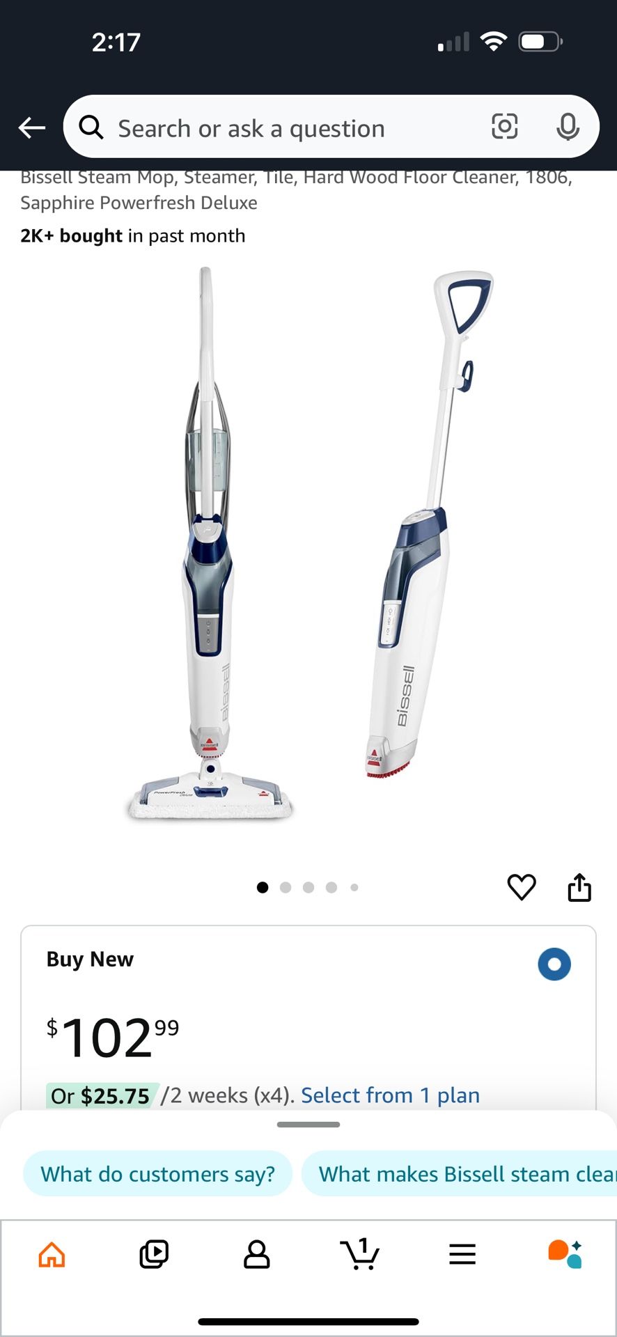 Bissel Steam Mop