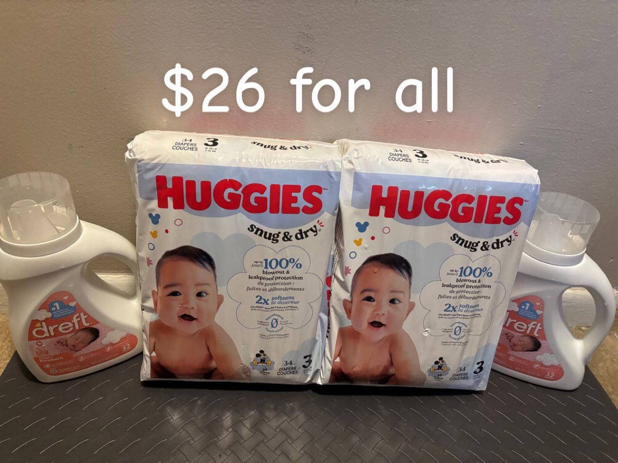 Size 3 Diaper Bundle