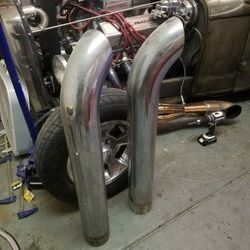 Rat rod diesel stacks