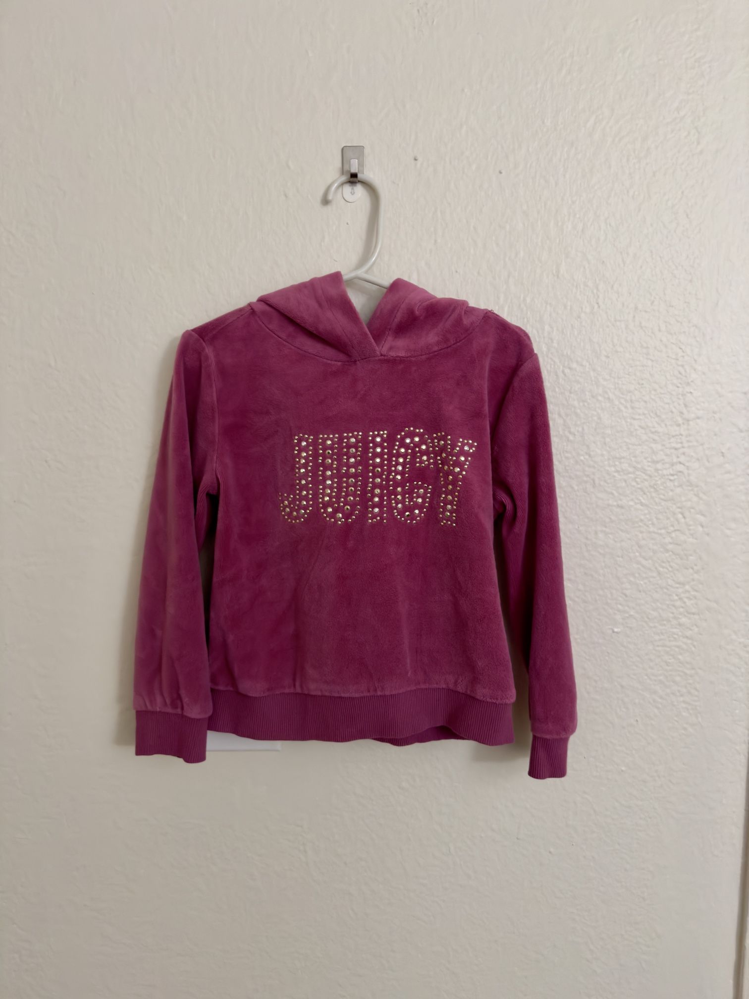 Juicy Couture pink kids hoodie Size 5