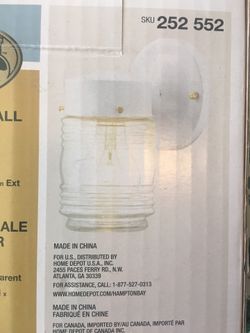 Exterior wall lantern **new**