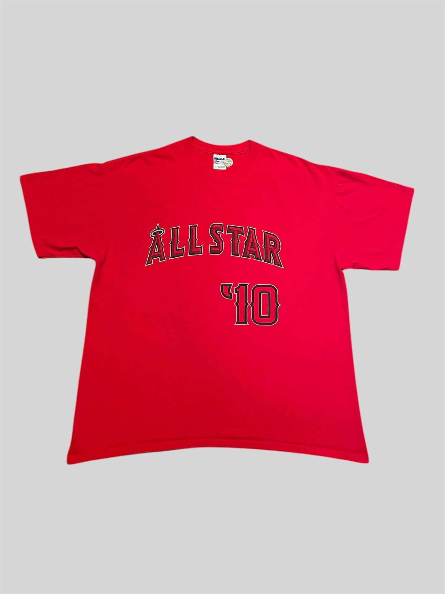 Anaheim Angels All Star Game vintage 2000’s red t shirt MLB baseball Size XL