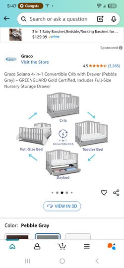 Graco Solano 4-1 Crib