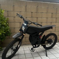   Brand New Off road GT73 Pro Electric Motorbike Top speed 50Mph 87 Miles range  