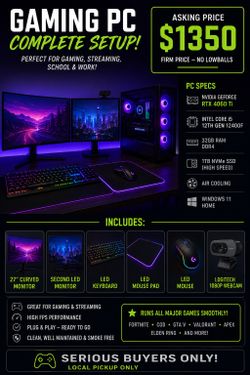 Gaming  PC-NVIDIA GeForce RTX 4060 Ti Graphics Card