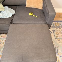 Grey Ottoman 
