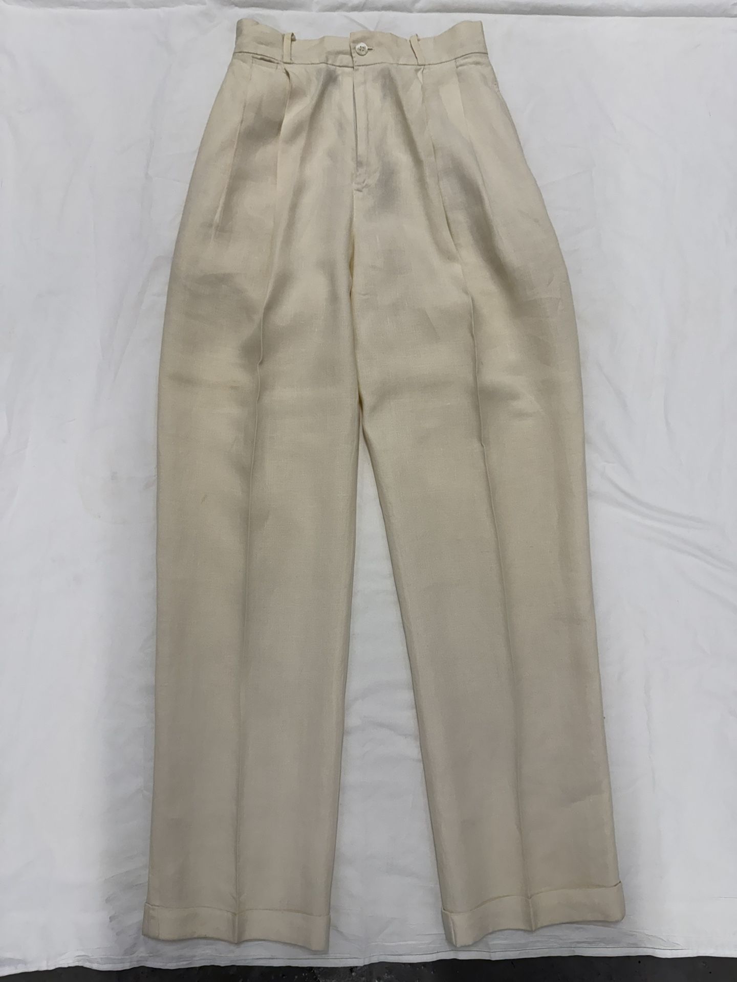 Ralph Lauren Women's Elegant Linen Dress Pants