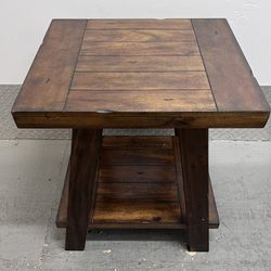 Wooden End Tables Set