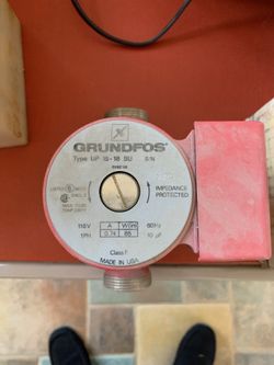 Grundfos Recirculating Pump
