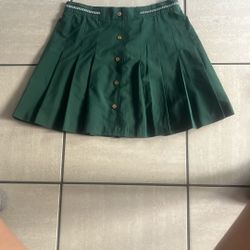 Dark Green Tennis Skirt-size 4
