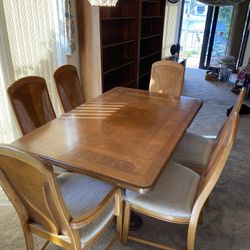 Kitchen Table and Six Chairs