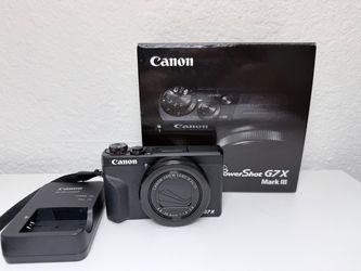 Canon G7X Mark iii