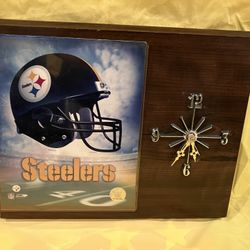 Steeler Clock