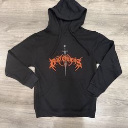 Bad Omens Sword Graphic Pull Over Hoodie Men’s Size Small