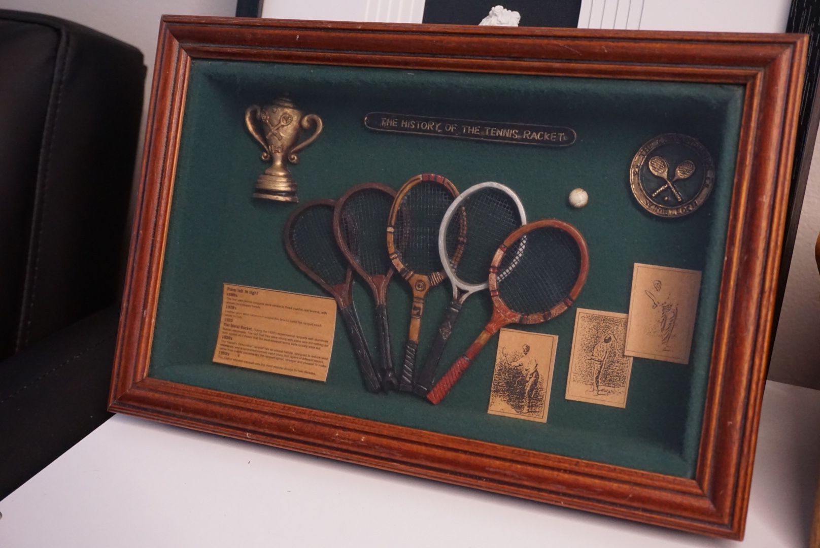 Decor Shadow Box Art Collection Tennis